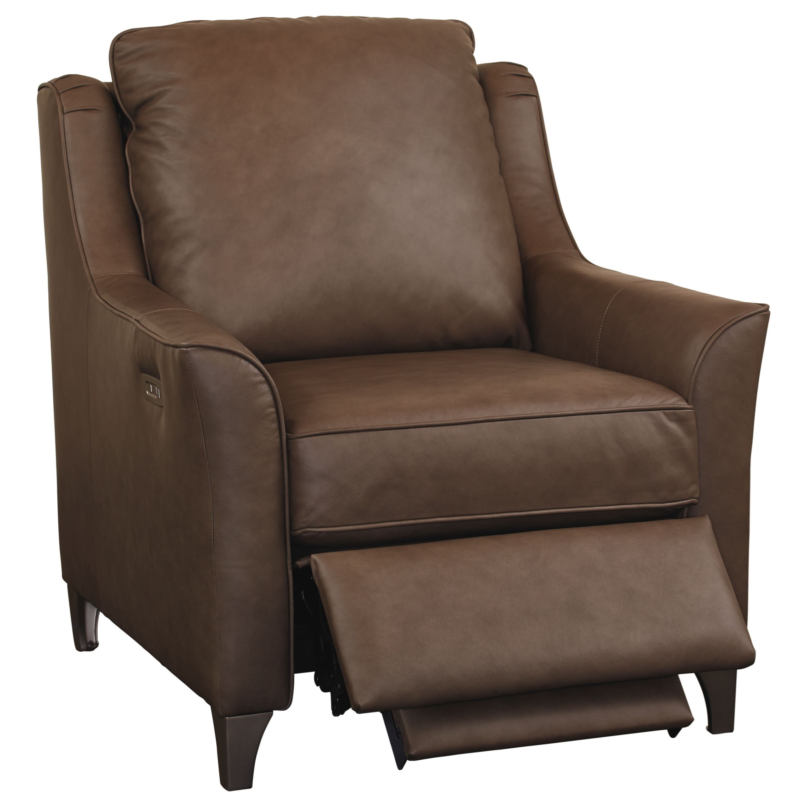 Bassett Magnificent Motion Customizable Power Headrest Recliner with